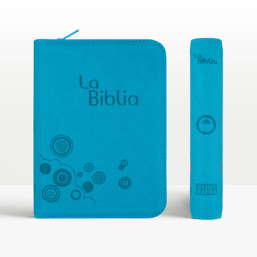 Biblia Traducción Lenguaje Actual (TLA) estuche y filo plateado