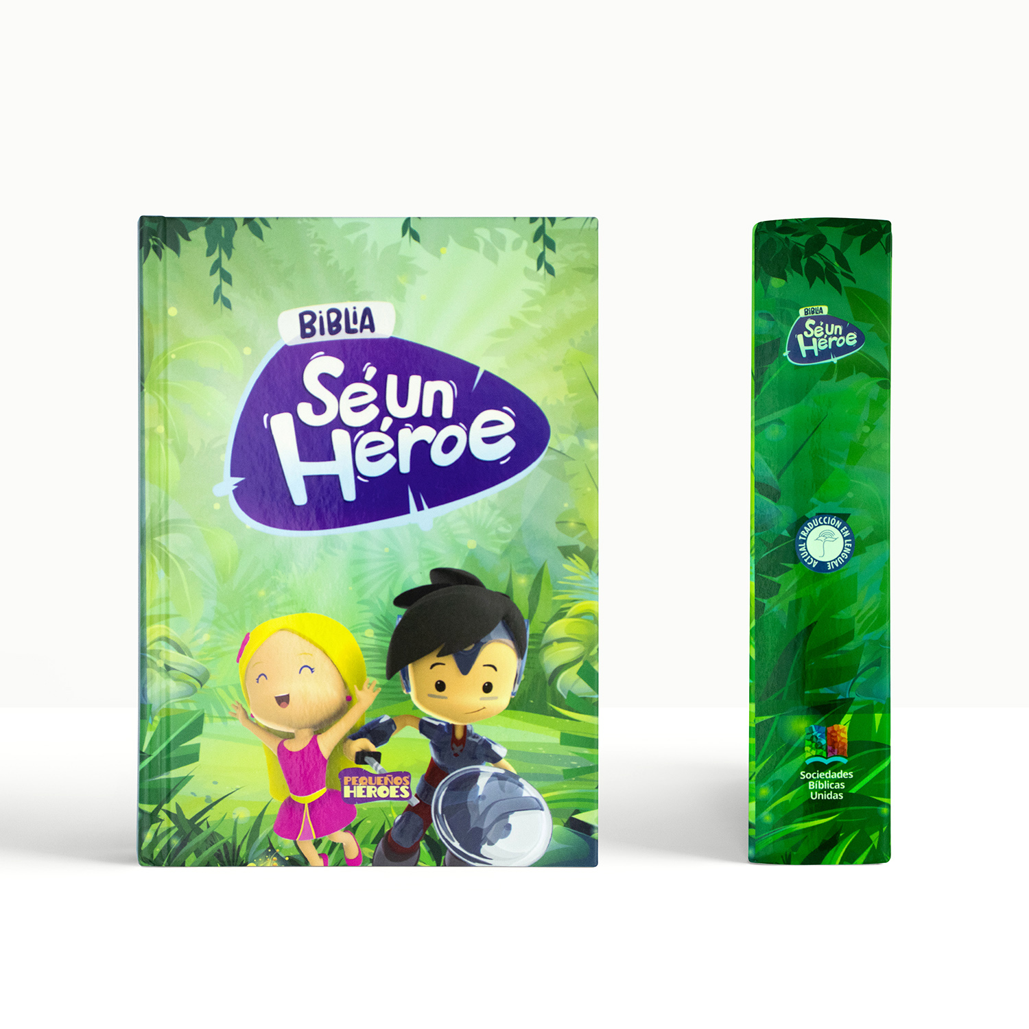 Biblia para niños Sé un Héroe ilustrada Lenguaje Actual tapa dura