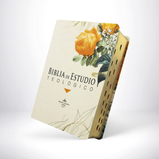 Biblia de Estudio Teológico Tapa Estampada la casa de la Biblia lima